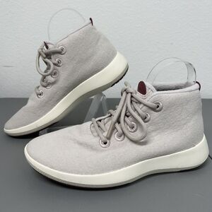 Allbirds Runner-up Mizzle Shoes Women's 8 Merino Wool Light Grey